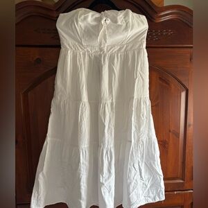 Elegant White Summer Dress
